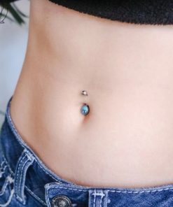 Turquoise Elegance Belly Ring